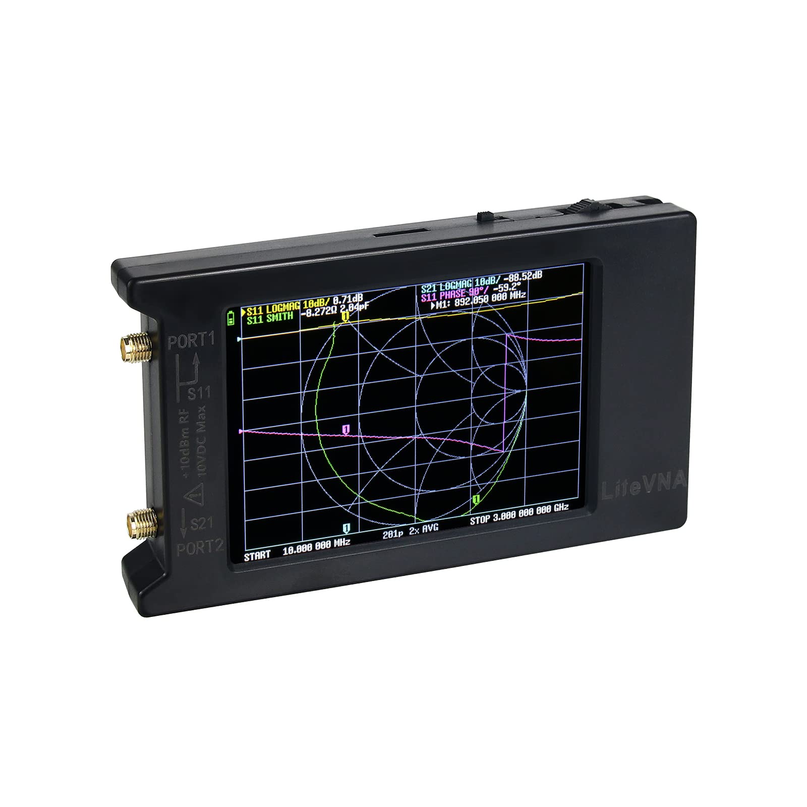 その他 LiteVNA64 LiteVNA-64 VNA Analyzer 50KHz-6.3GHz Portable Vector Network